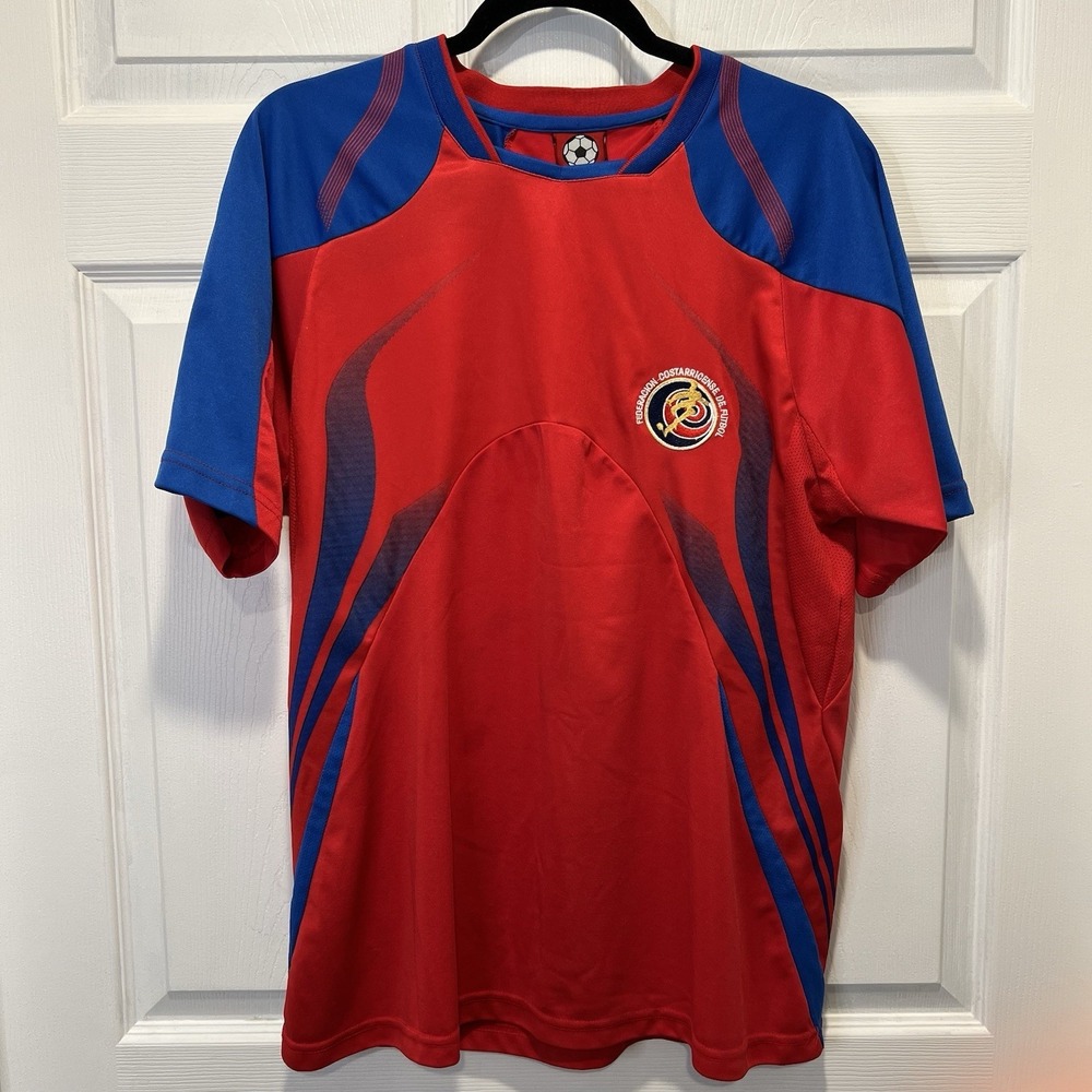Costa Rica Sports Soccer Medium Jersey Men's Home Red